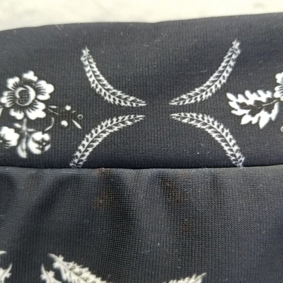 Black Milk Mini Skirt Womens XS Folk Art Floral A-Line Skater Thick Fleece Lined - Picture 2 of 12